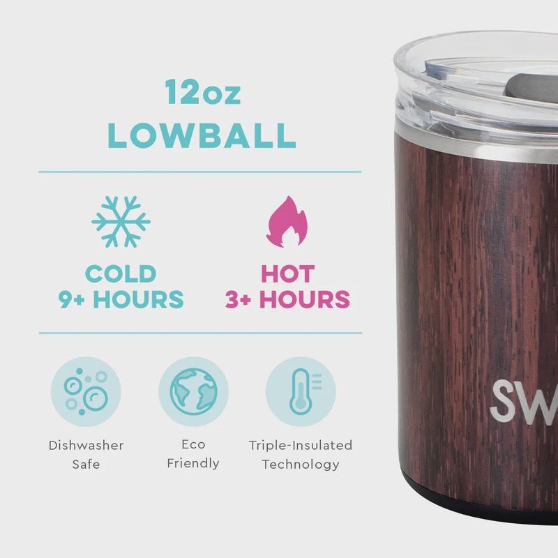 Lowball Tumbler 12oz (Bourbon Barrel)
