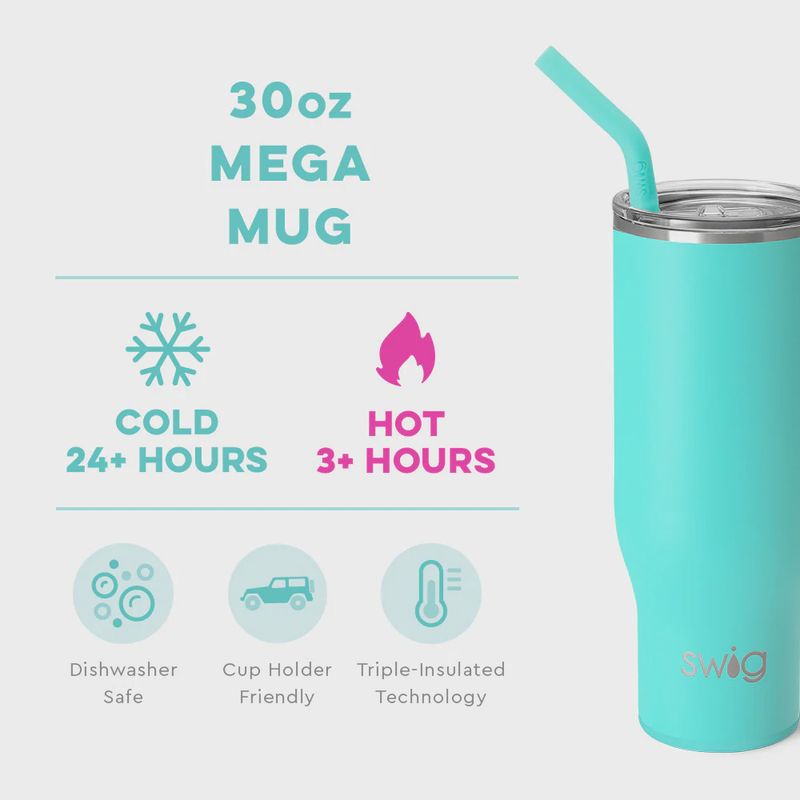 Mega Mug 30oz (Aqua)