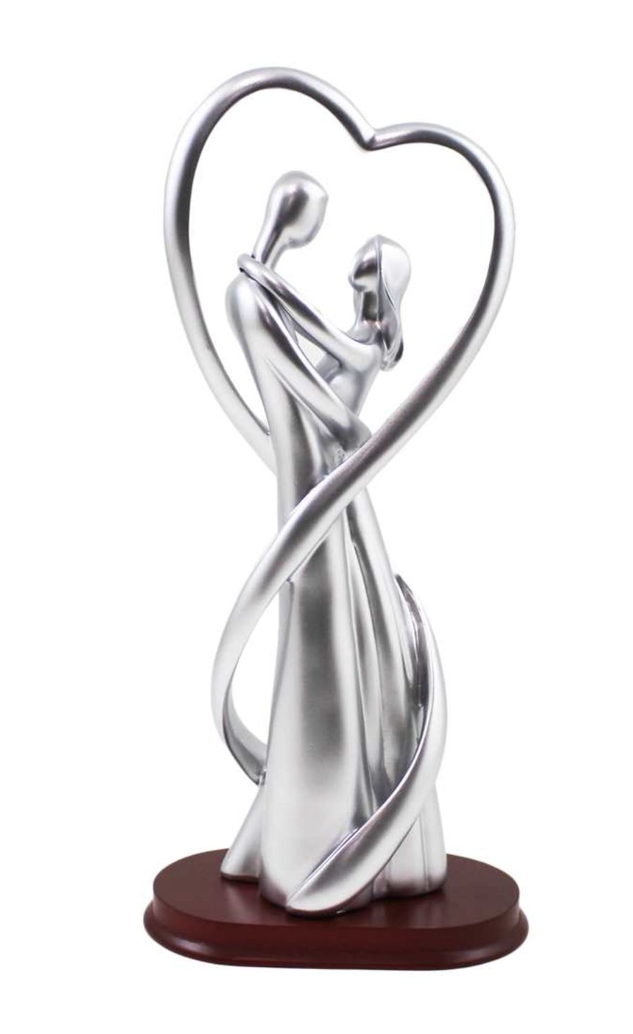 Antique Silver Lover Figurine