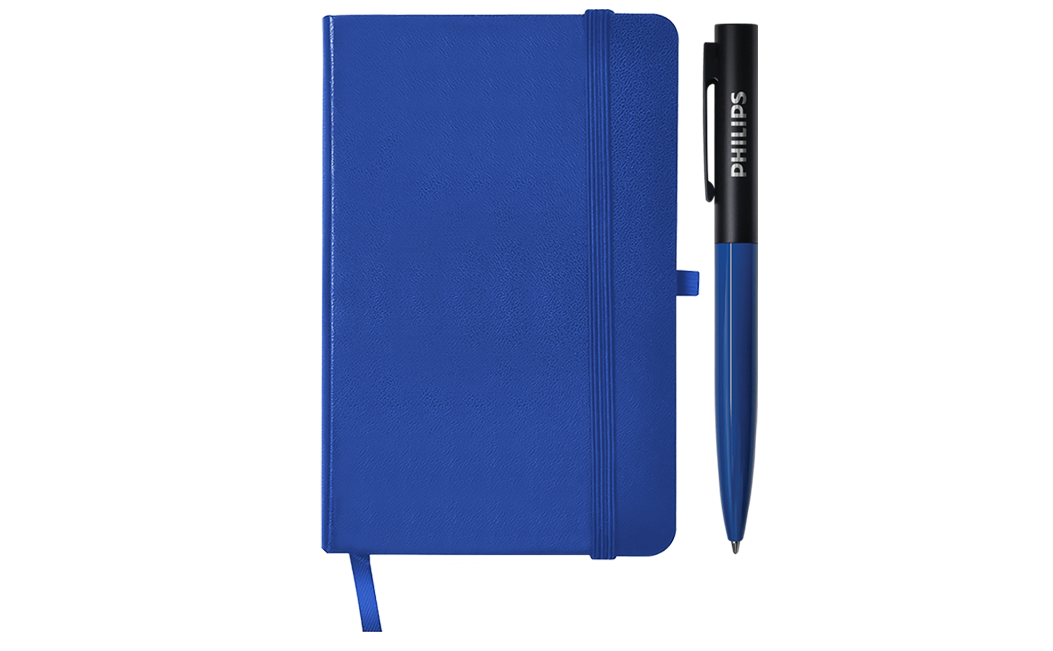 Culmer Scribe Notebook and Ballpoint Pen Set - Blue