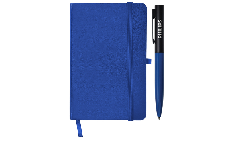 Culmer Scribe Notebook and Ballpoint Pen Set - Blue
