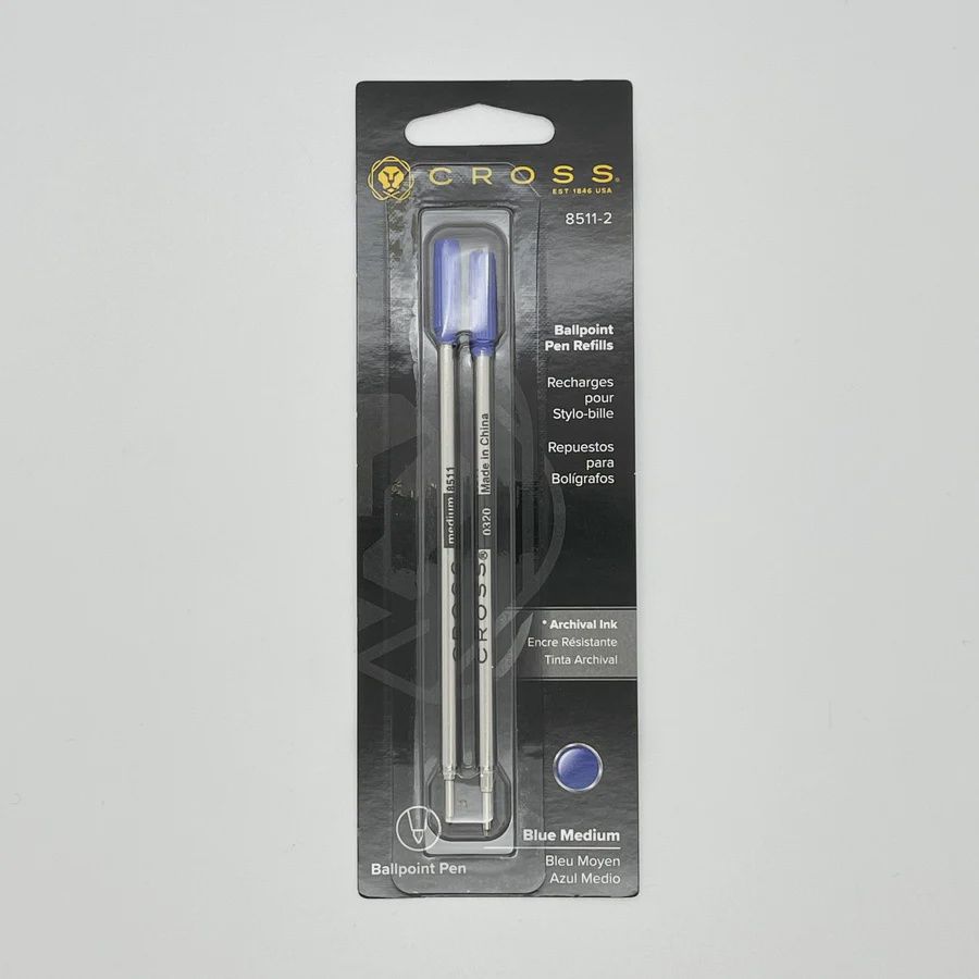 8511-2 Cross Ballpoint Pen Refills Blue Medium
