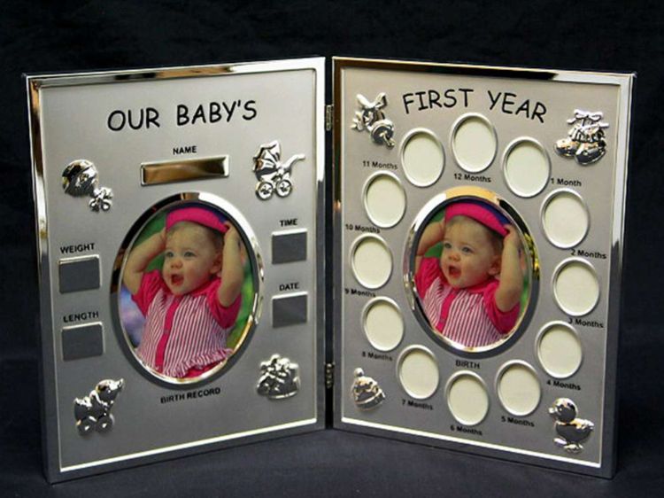 Our Baby's  First Year Hinged Frame