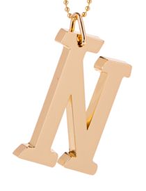 Initially Yours Key Ring N, Colour: GOLD