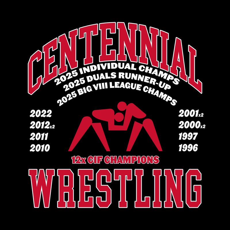 Centennial Wrestling T-shirt