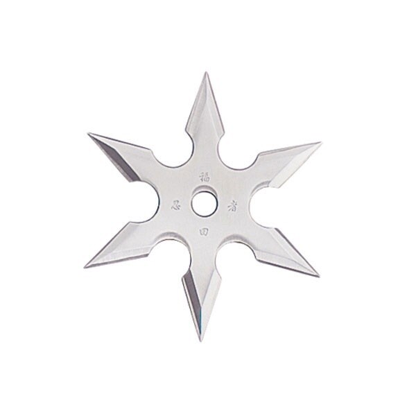 6 Point Stainless Steel throwing star