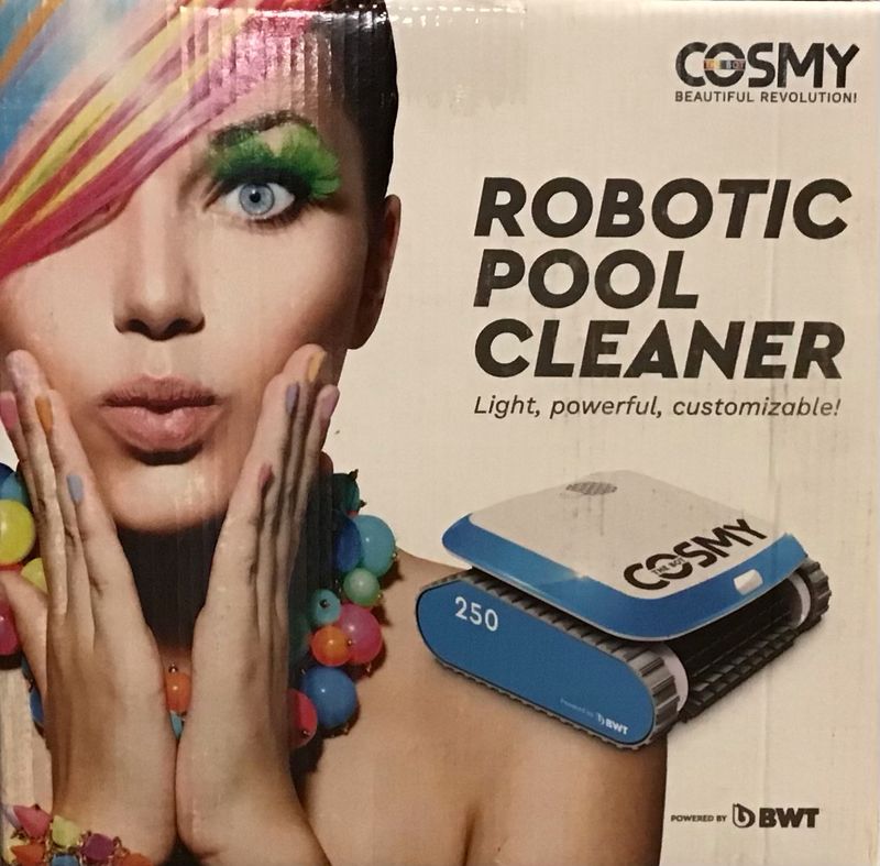 Robotic Pool Cleaner - Cosmy The Bot 250