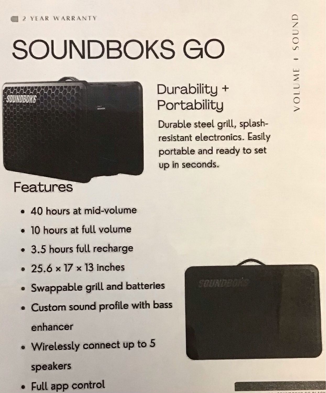SOINDBOKS GO