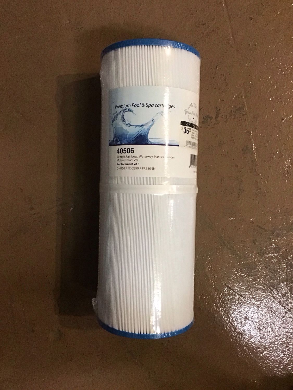Filter Media - Cartridge - Jacuzzi - 50sqft - J200 Filter - C-4950 - PRB50-IN - 40506 - 1692