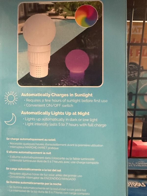 Solar Globe Light Chlorinator