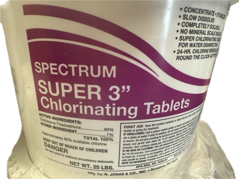 25lb Chlorinating Tablets