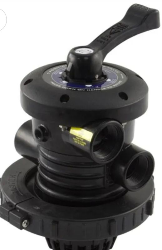 1 1⁄2" Top-Mount 7-Function Sand Filter Valve, Split-Nut Style