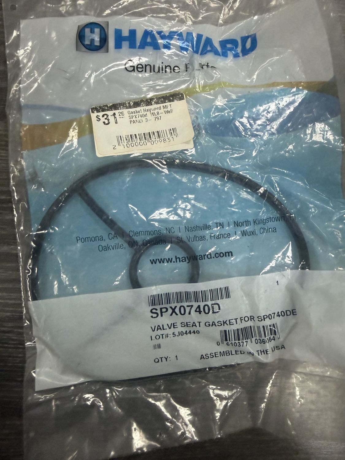 Gasket Hayward MPT SPX740d  - 797