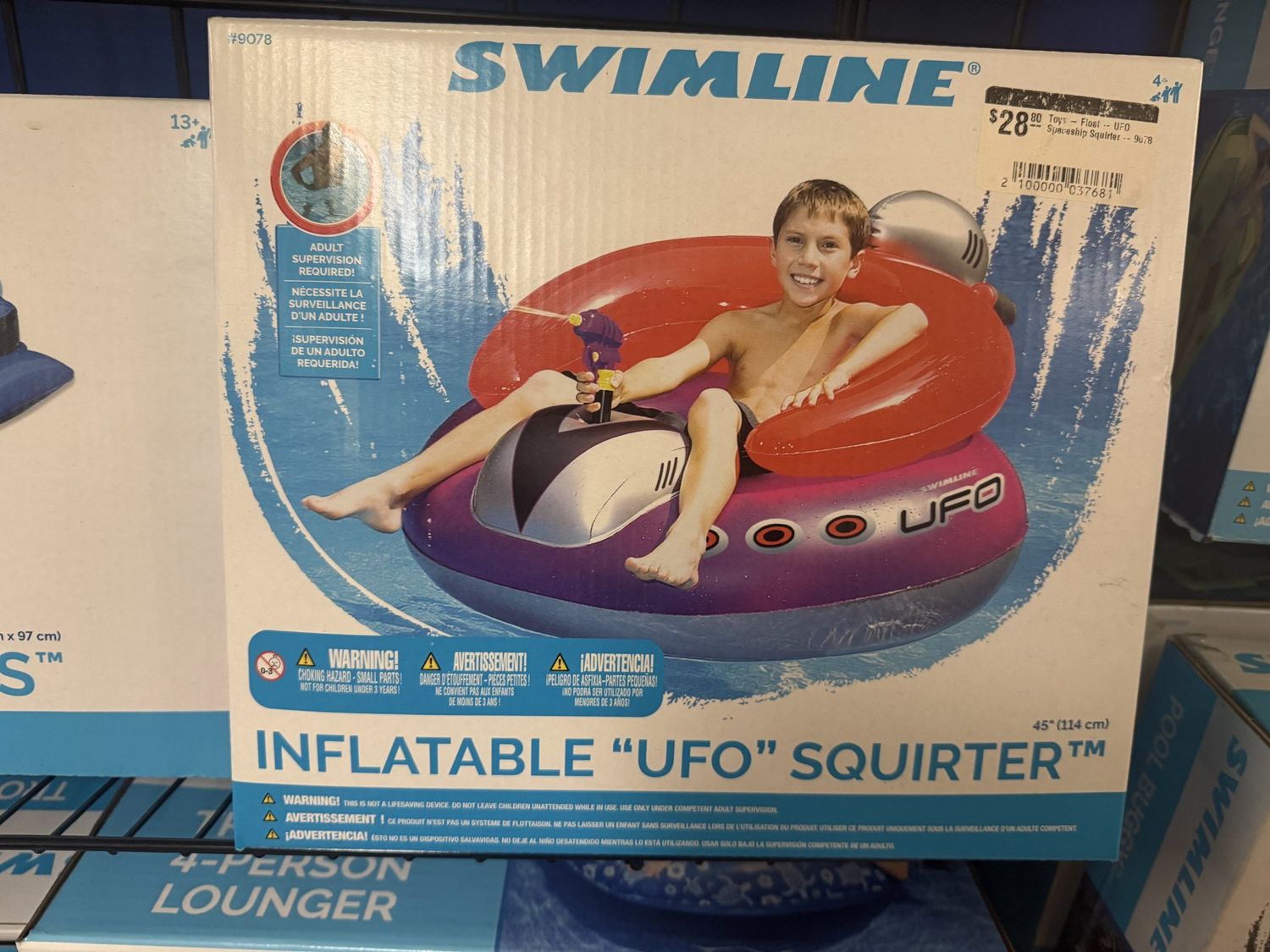 Toys - Float - UFO Spaceship Squirter - 9078