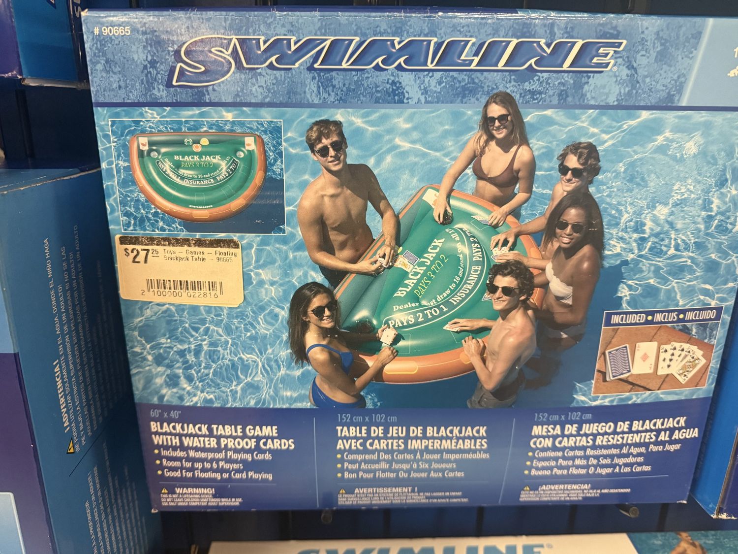 Toys - Games - Floating Blackjack Table - 90665