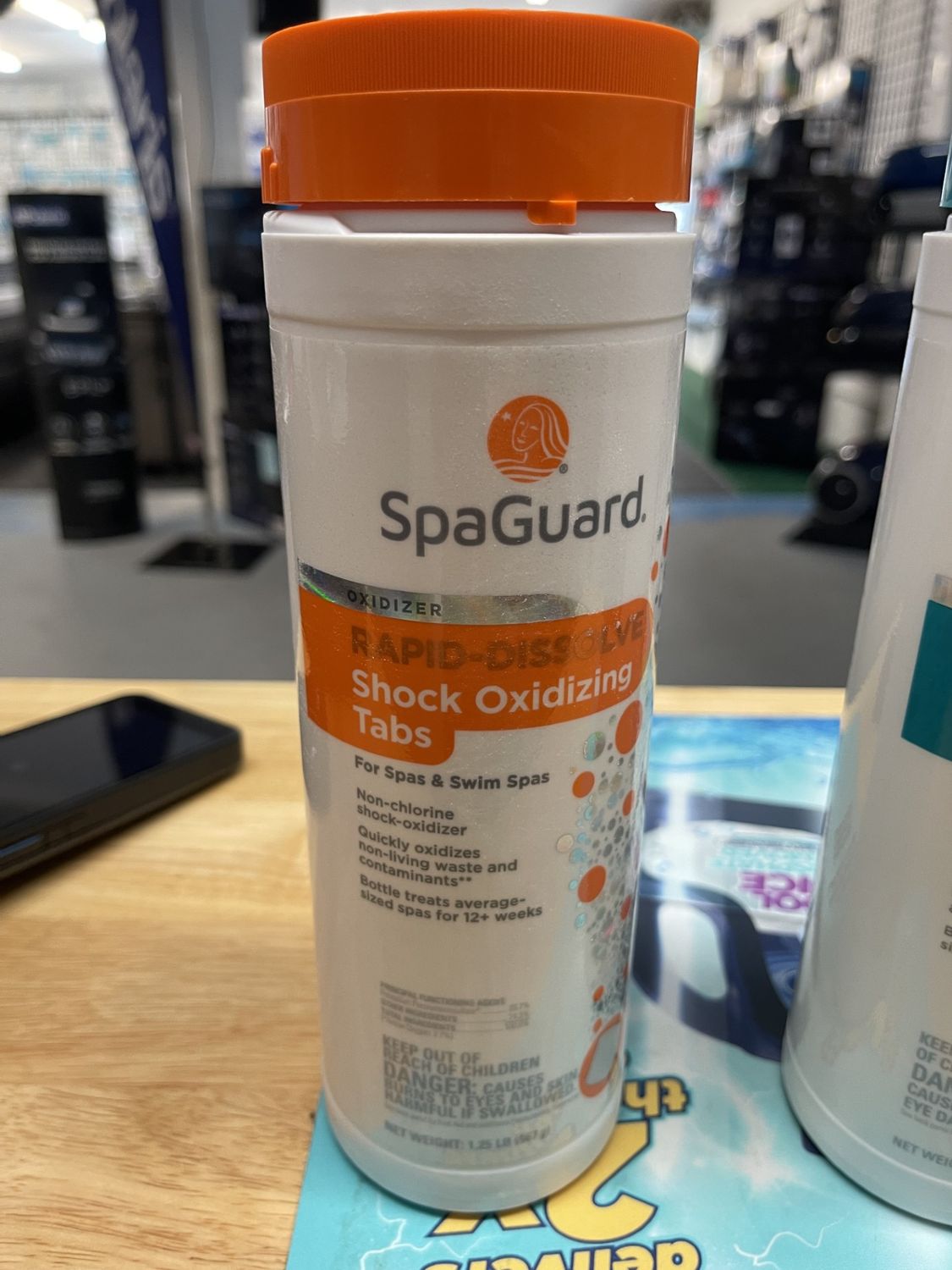 Sanitizer-Shock-Rapid Dissolve-SpaGuard- Oxidizer tabs 1.25lbs 42664
