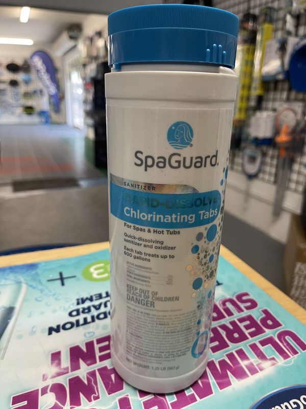 Sanitizer - Tabs - Rapid Dissolve - SpaGuard Chlorinating Tab 1.25 42665