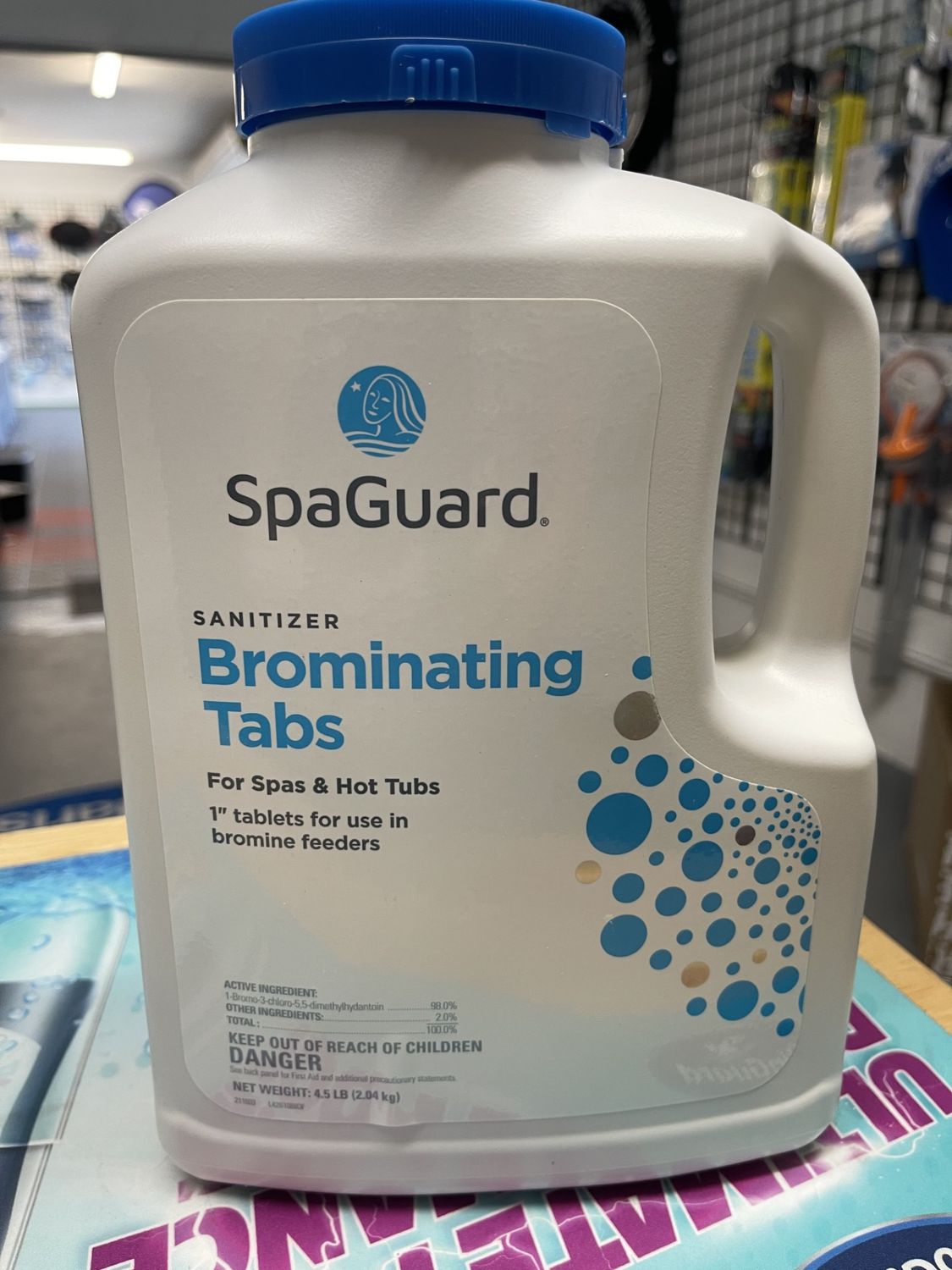 Sanitizer - Tabs -SpaGuard Brominating tabs - 4.5lb 1168  /   42610