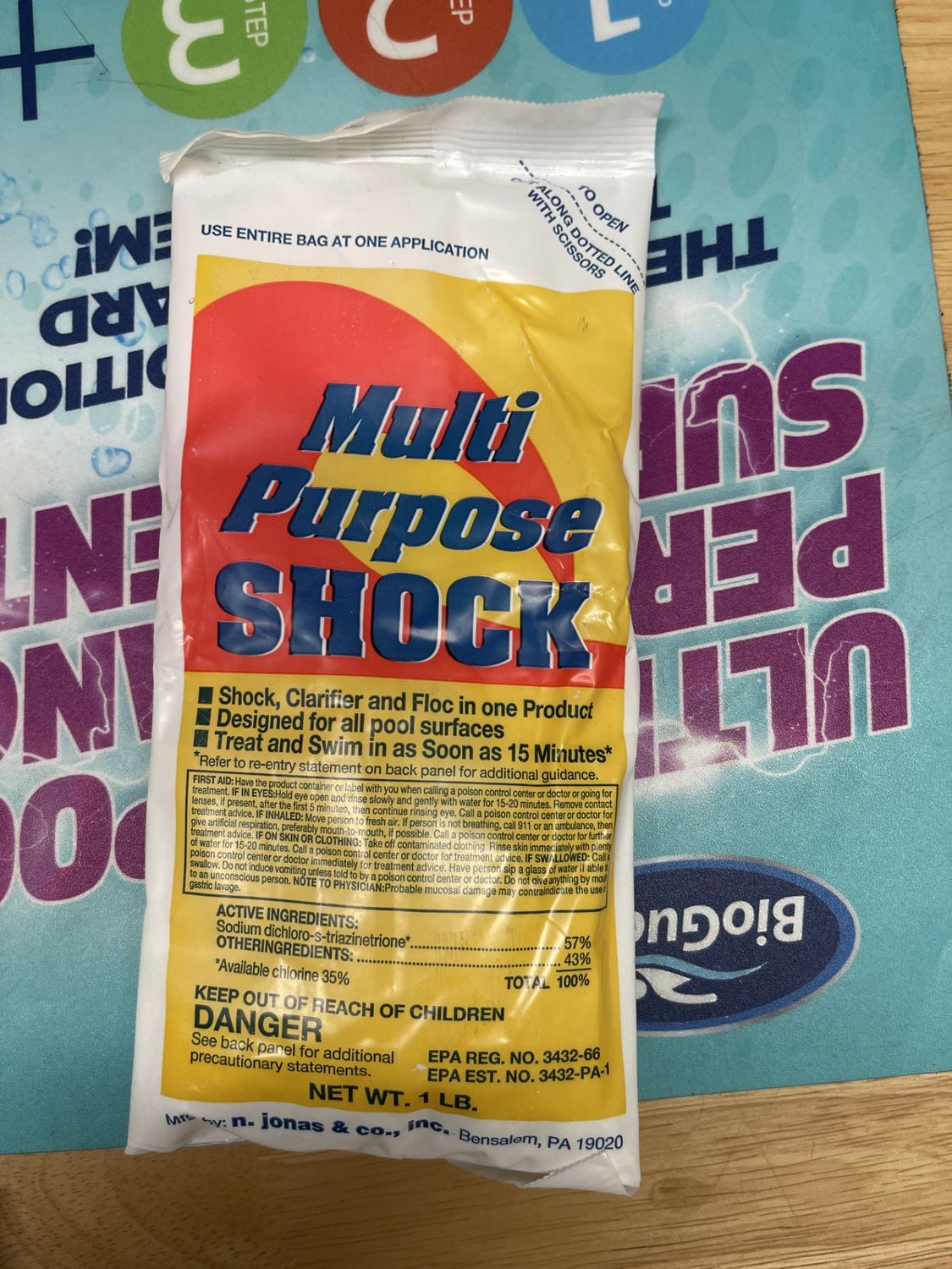 Sanitizer - Shock - Spectrum - Multi Purpose Shock -  1lb 2693