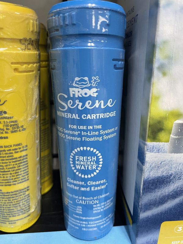 Sanitizer-Spa Frog-Mineral-Blue Cartridge Single-Serene-0710