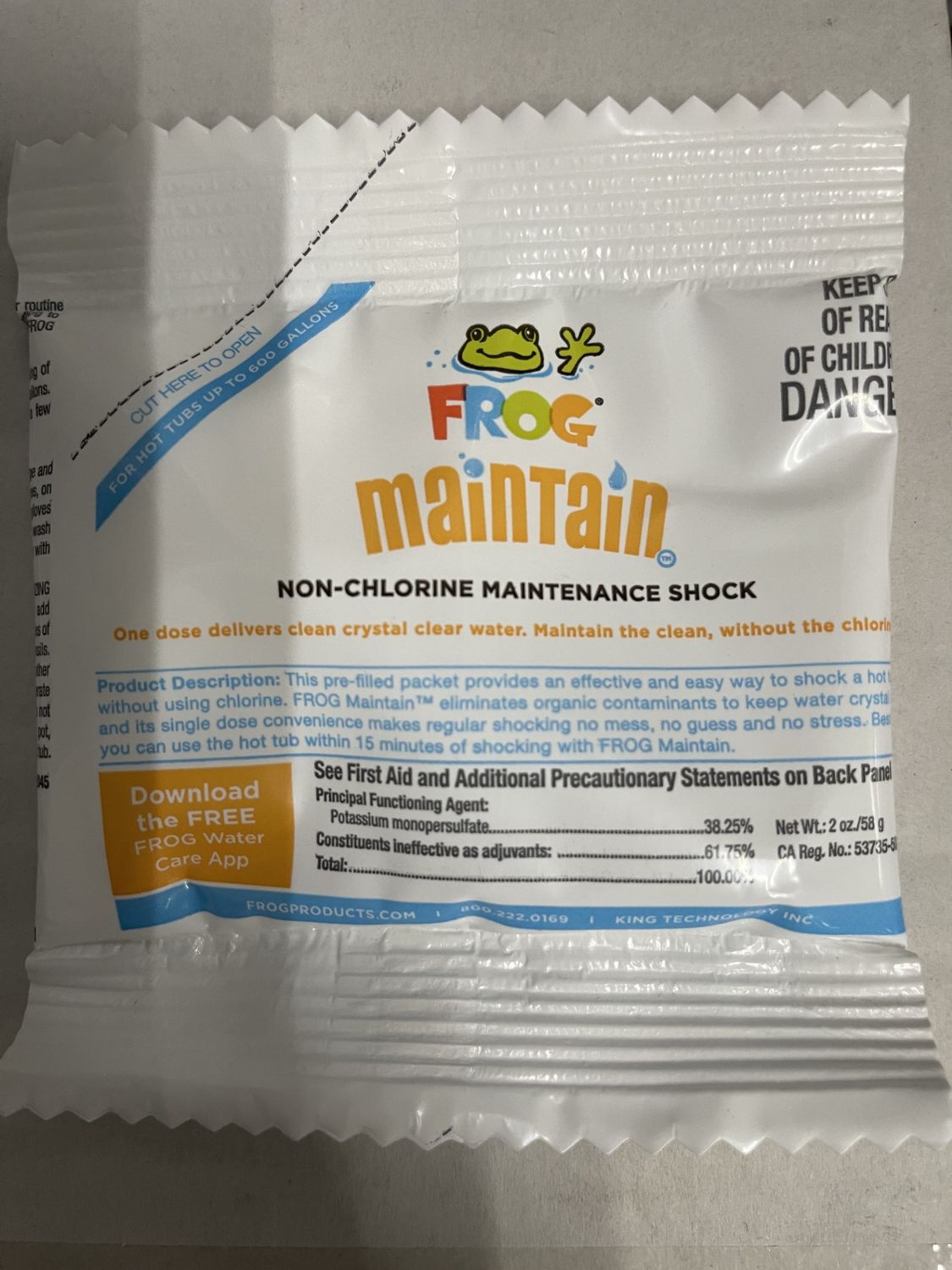 Sanitizer - Spa Frog -Maintain  2547