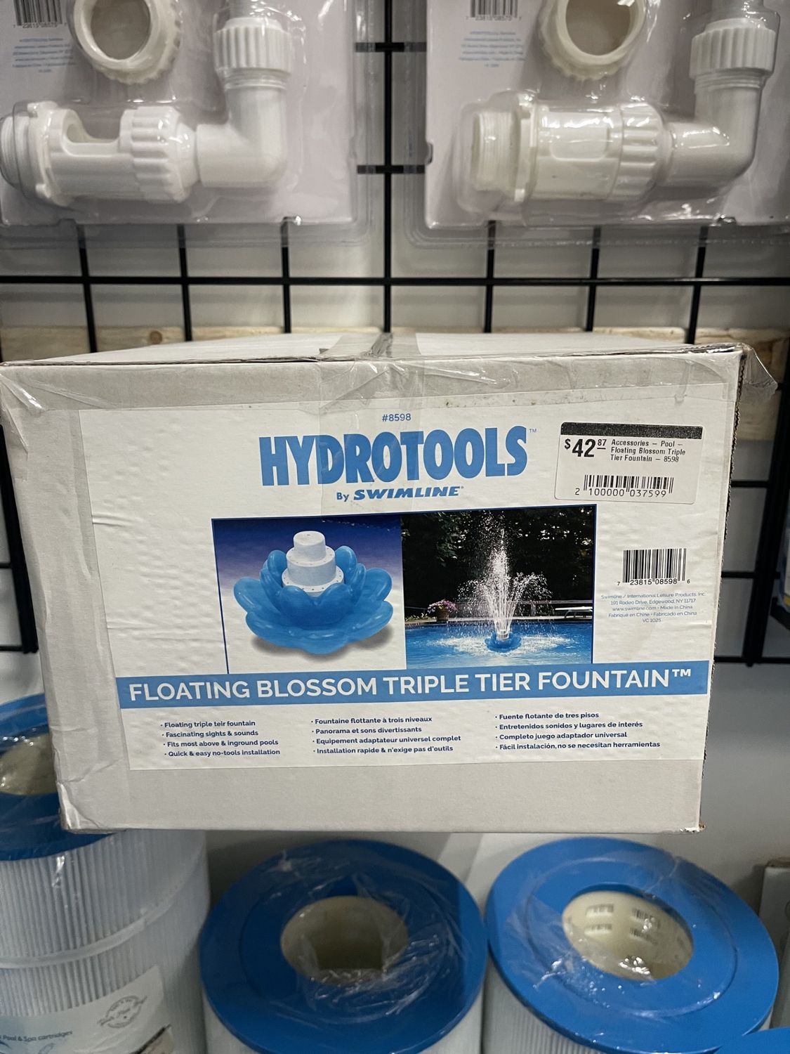 Accessories - Pool - Floating Blossom Triple Tier Fountain - 8598