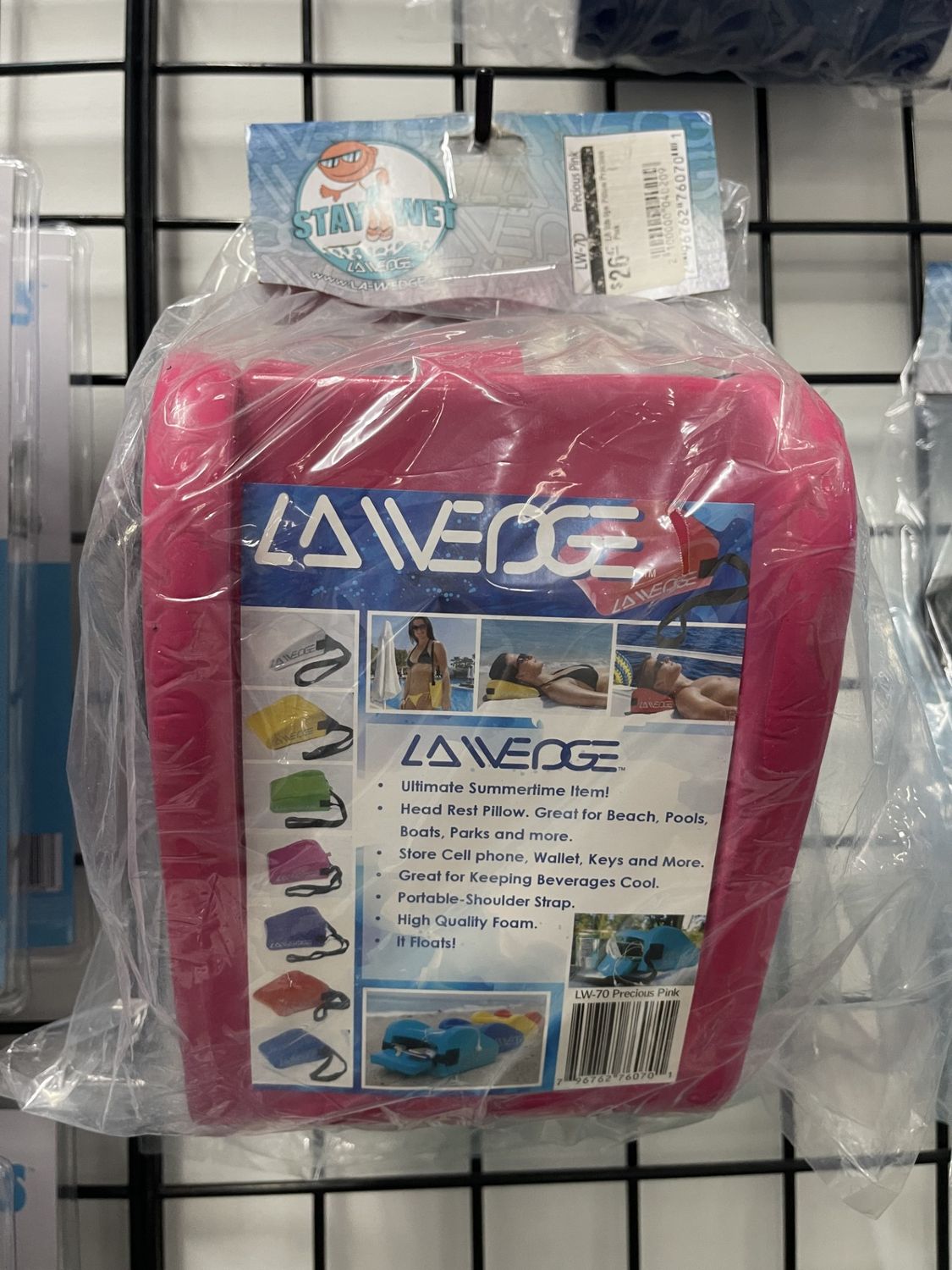 LA Wedge Pillow Real Red