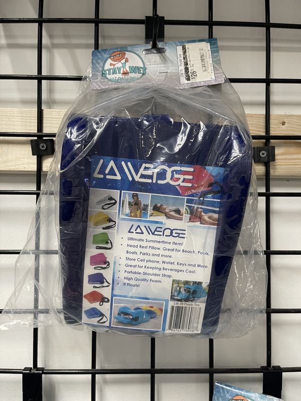 LA Wedge Pillow Ocean Blue