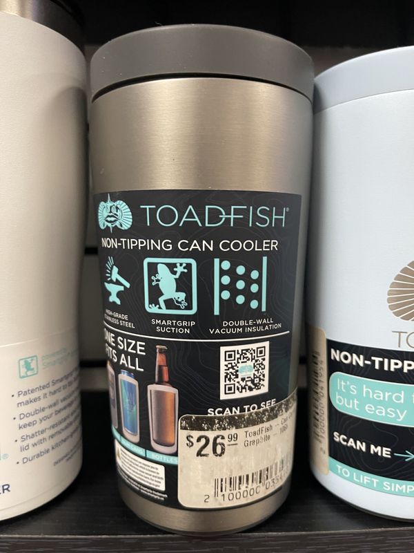 ToadFish - Can Cooler - Graphite - 1068