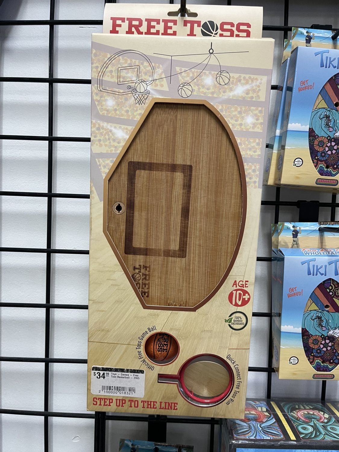 Toys - Games - Tiki Toss - Free Toss Basketball - 2065