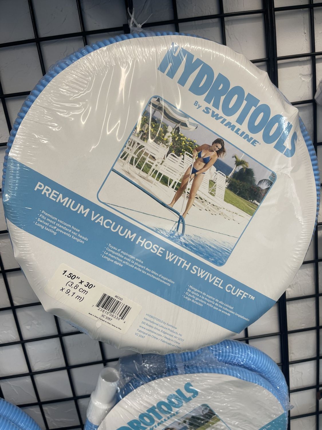 Vac Hose - Swivel Cuff - 1.5"x30' - 6330