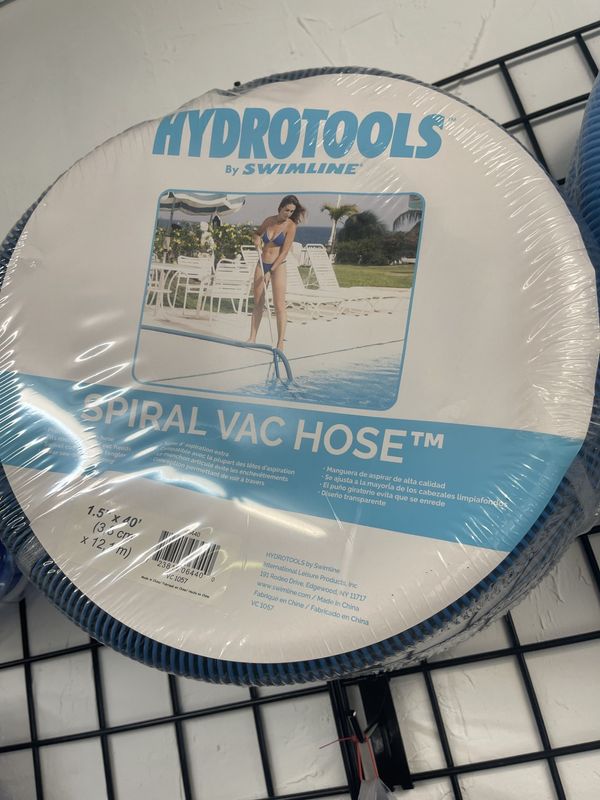 Vac Hose - Swivel Cuff - 1.5"x40' - 6440