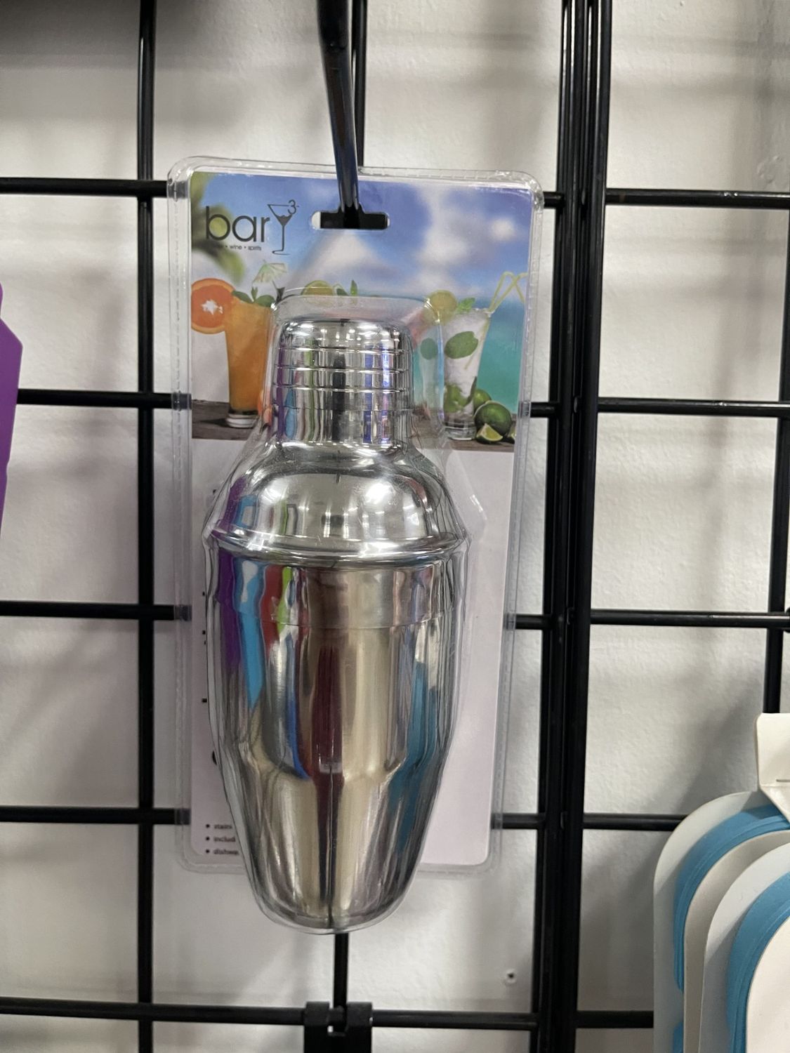 Bar - Cocktail Shaker w/ Strainer - 12oz - 0092