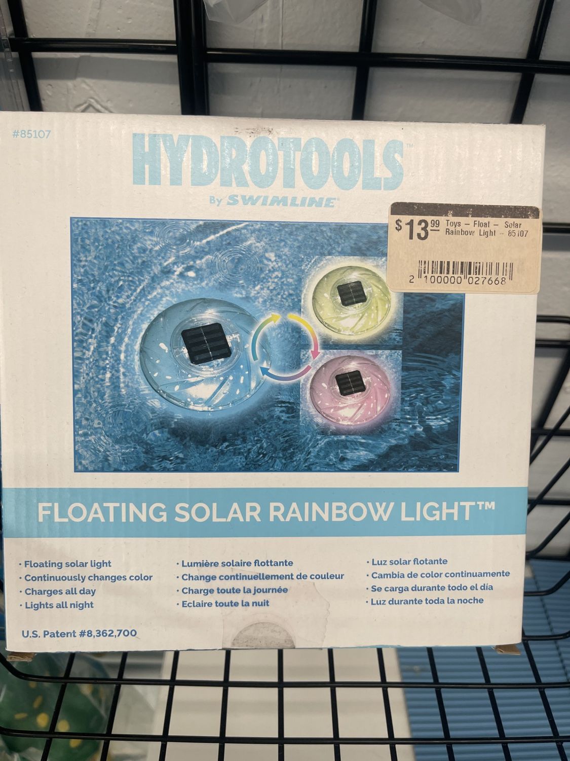 Toys - Float -  Solar Rainbow  Light - 85107