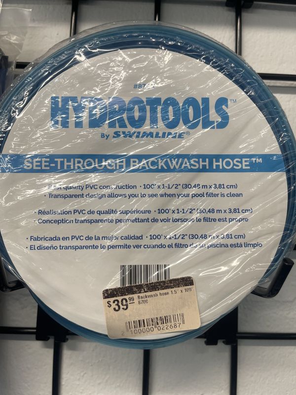 Backwash hose 1.5" x 100' 8708