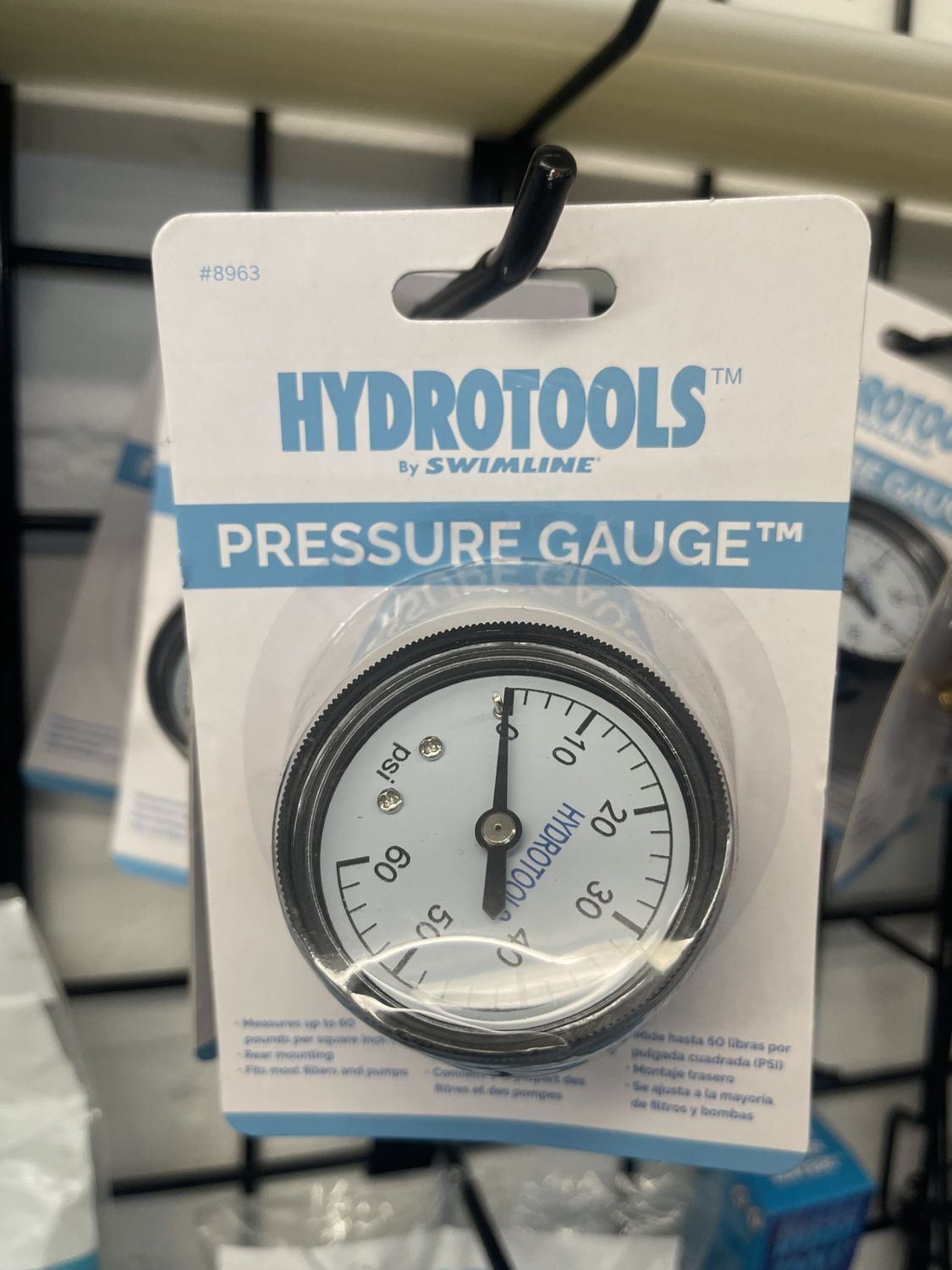 Tools - Pressure Gauge - Rear Mount - 8963