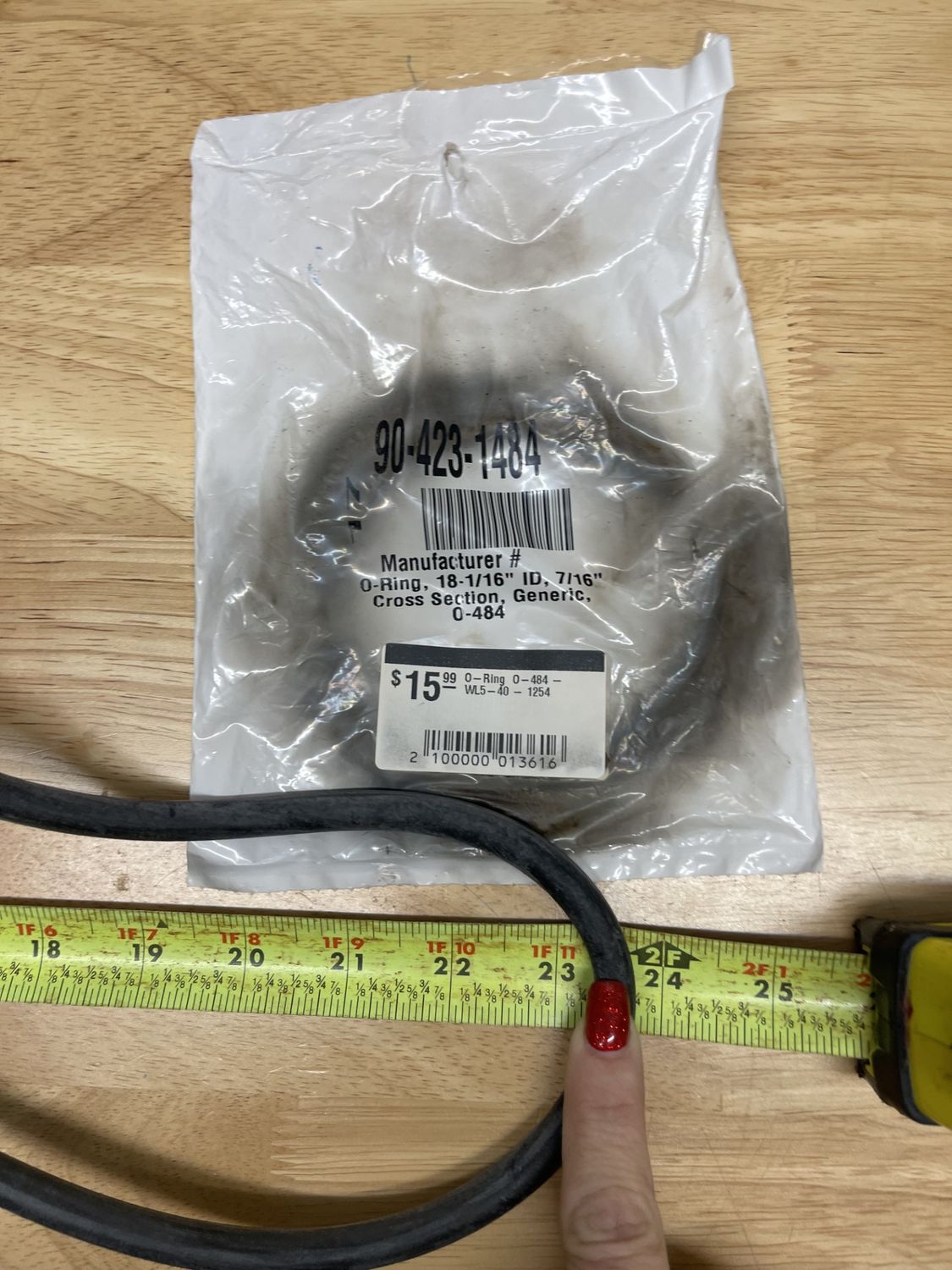 O-Ring - O-484 - WL5-40 - 1254