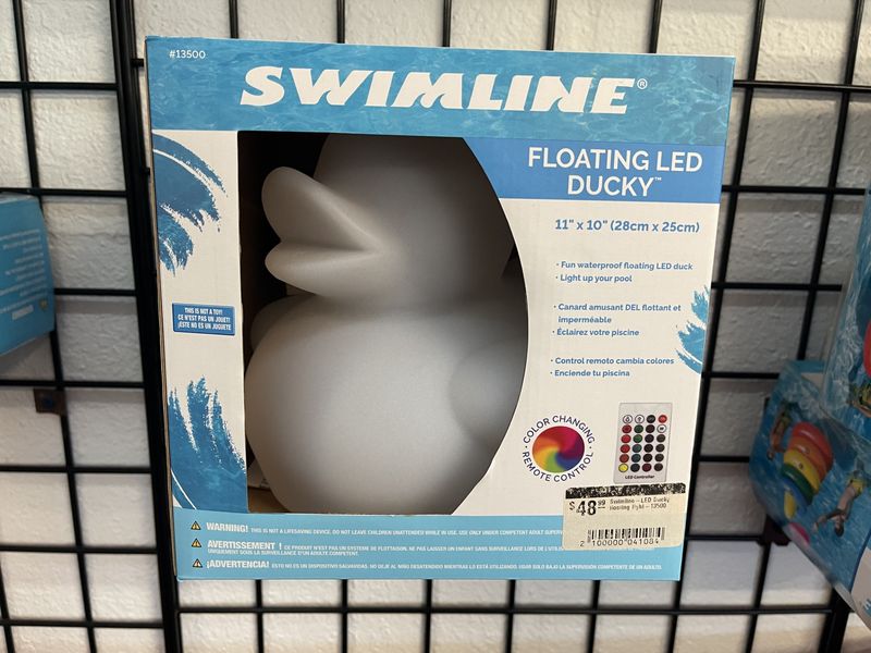 Swimline-LED Ducky floating light-13500