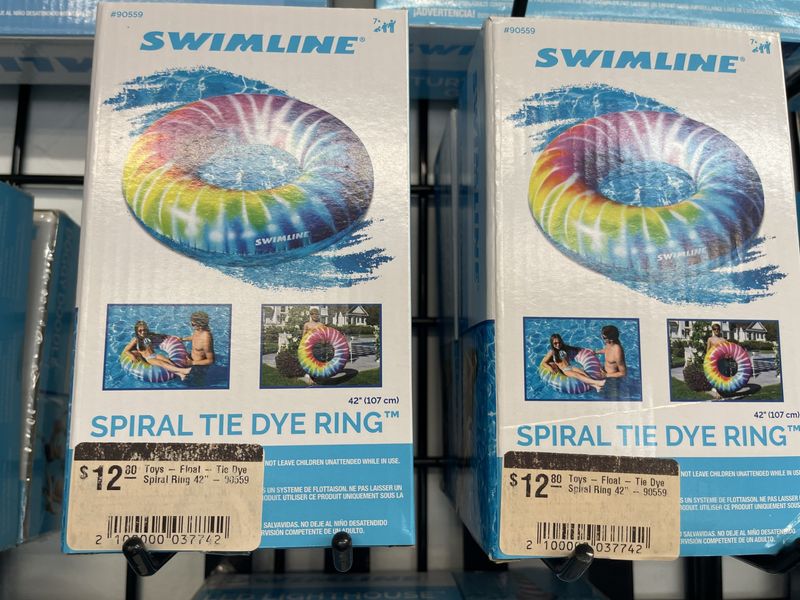 Toys - Float - Tie Dye Spiral Ring 42" - 90559