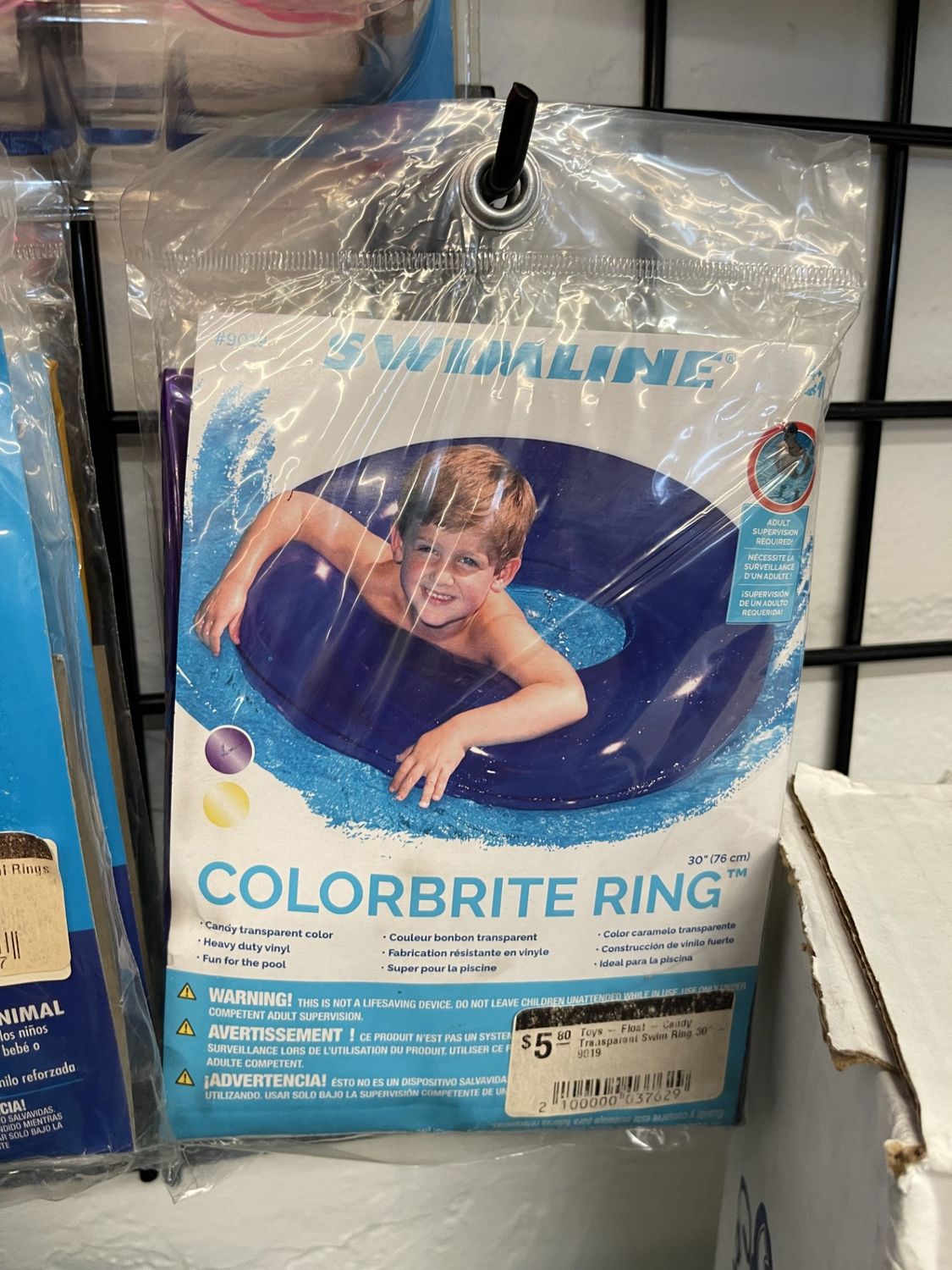 Toys - Float - Candy Transparent Swim Ring 30" - 9019