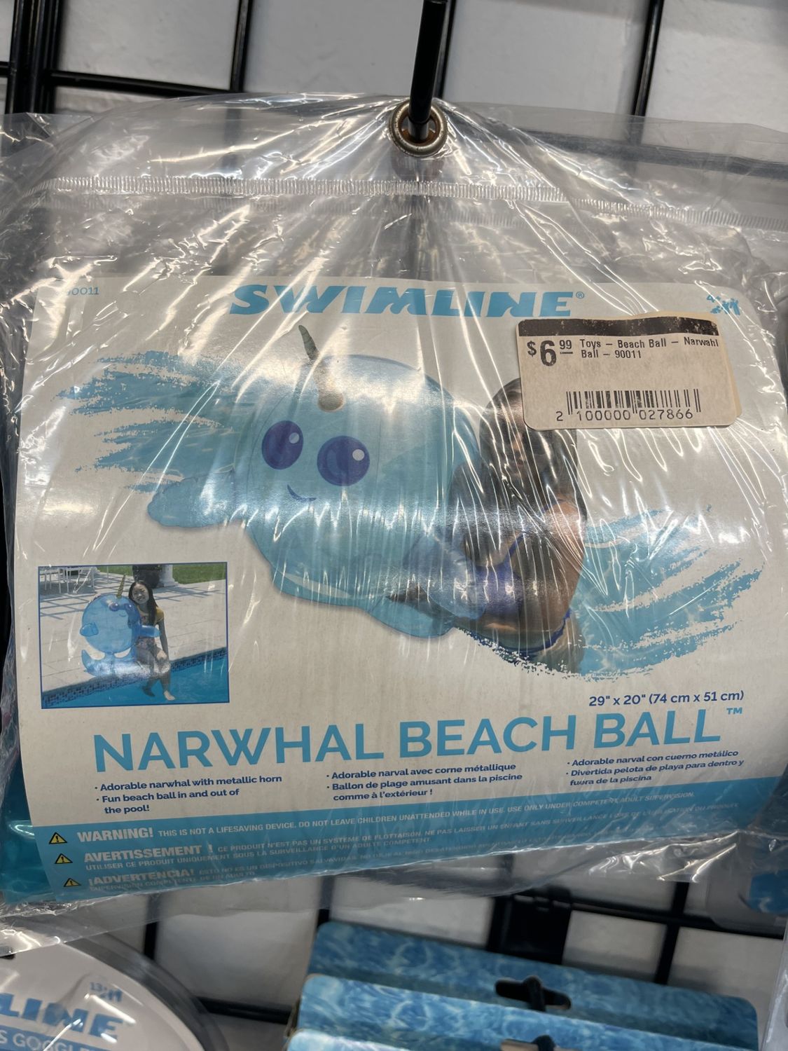 Toys - Beach Ball - Narwahl Ball - 90011
