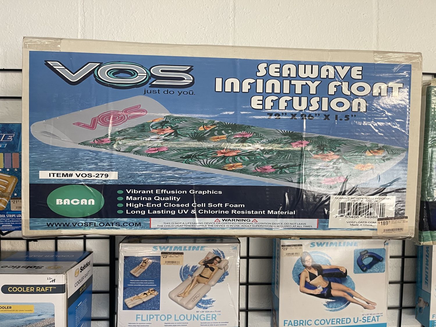 VOS Infinity Lounger Effusion Float -BACAN