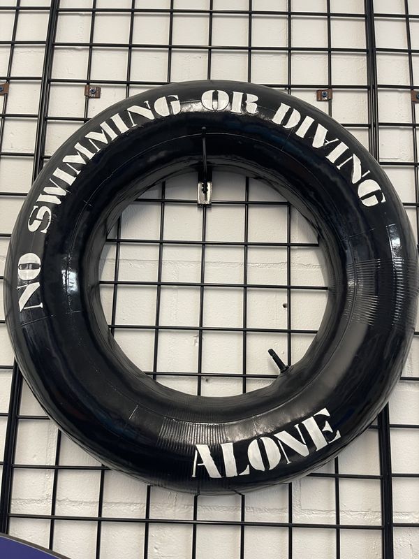 Accessories - No Swimming or Diving Alone - Sign