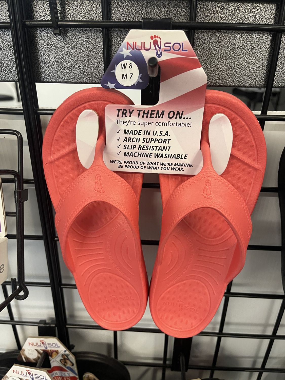 Flip Flops - Coral Sunrise - W8/M7  - CA-28-4080