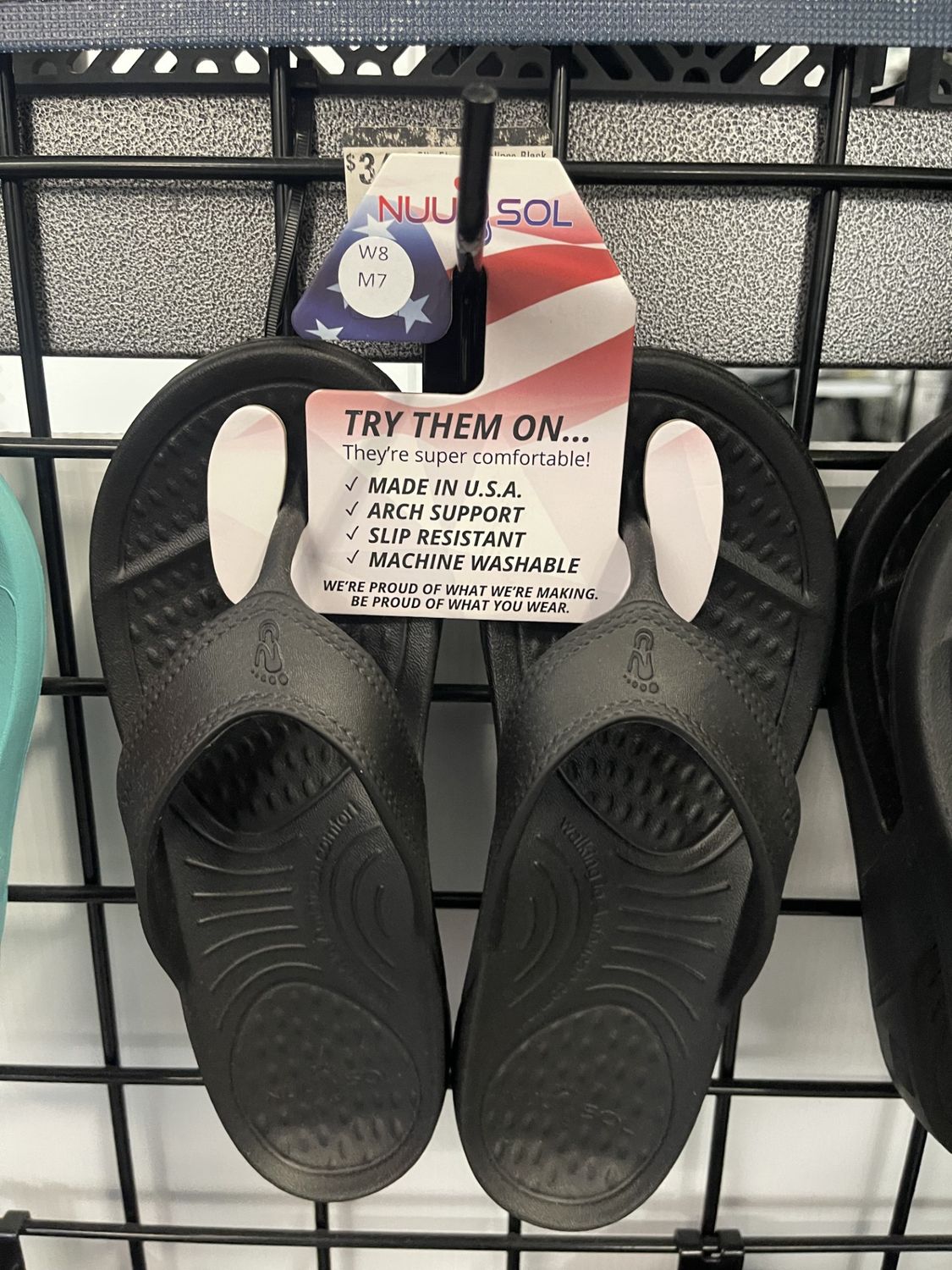 Flip Flops - Eclipse Black - W8/M7 - 4080