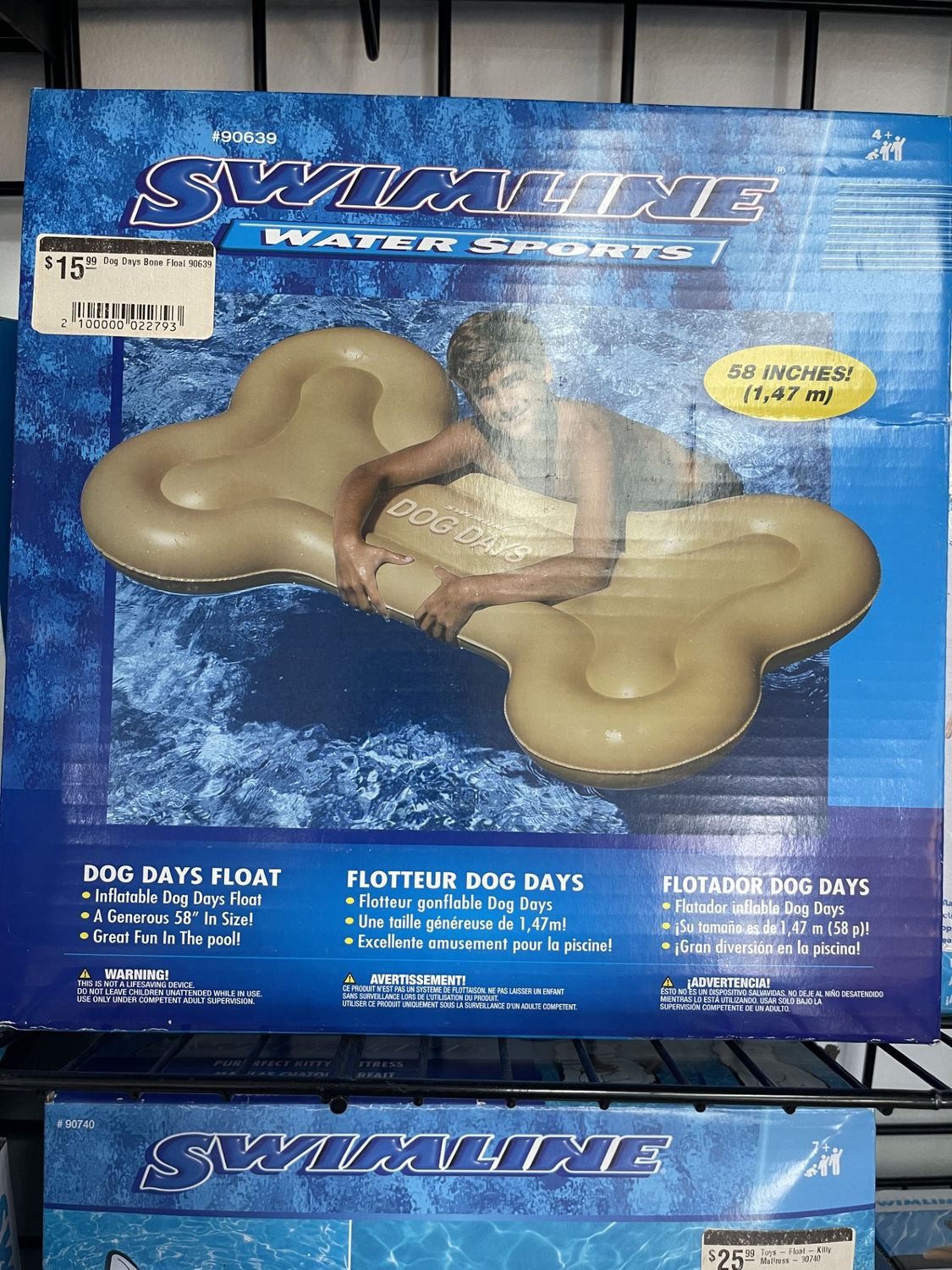 Dog Days Bone Float 90639