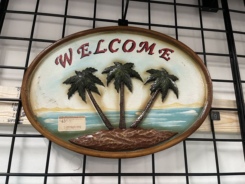 WELCOME PALM TREE 1989