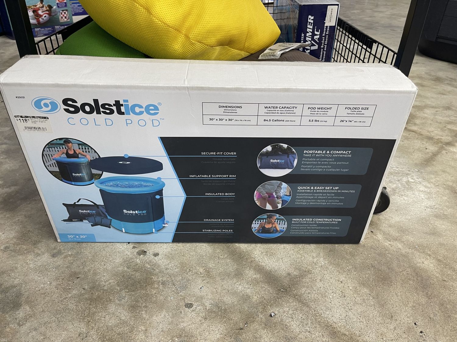 Solstice Cold Pod w/3 reusable ice packs 25031