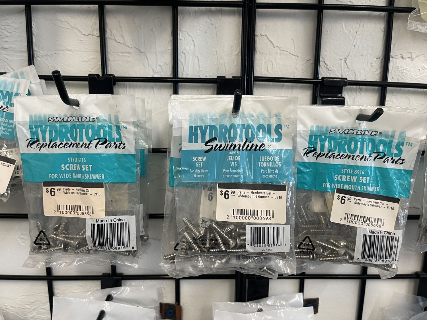 Parts - Hardware Set - Widemouth Skimmer - 8916 WL-67