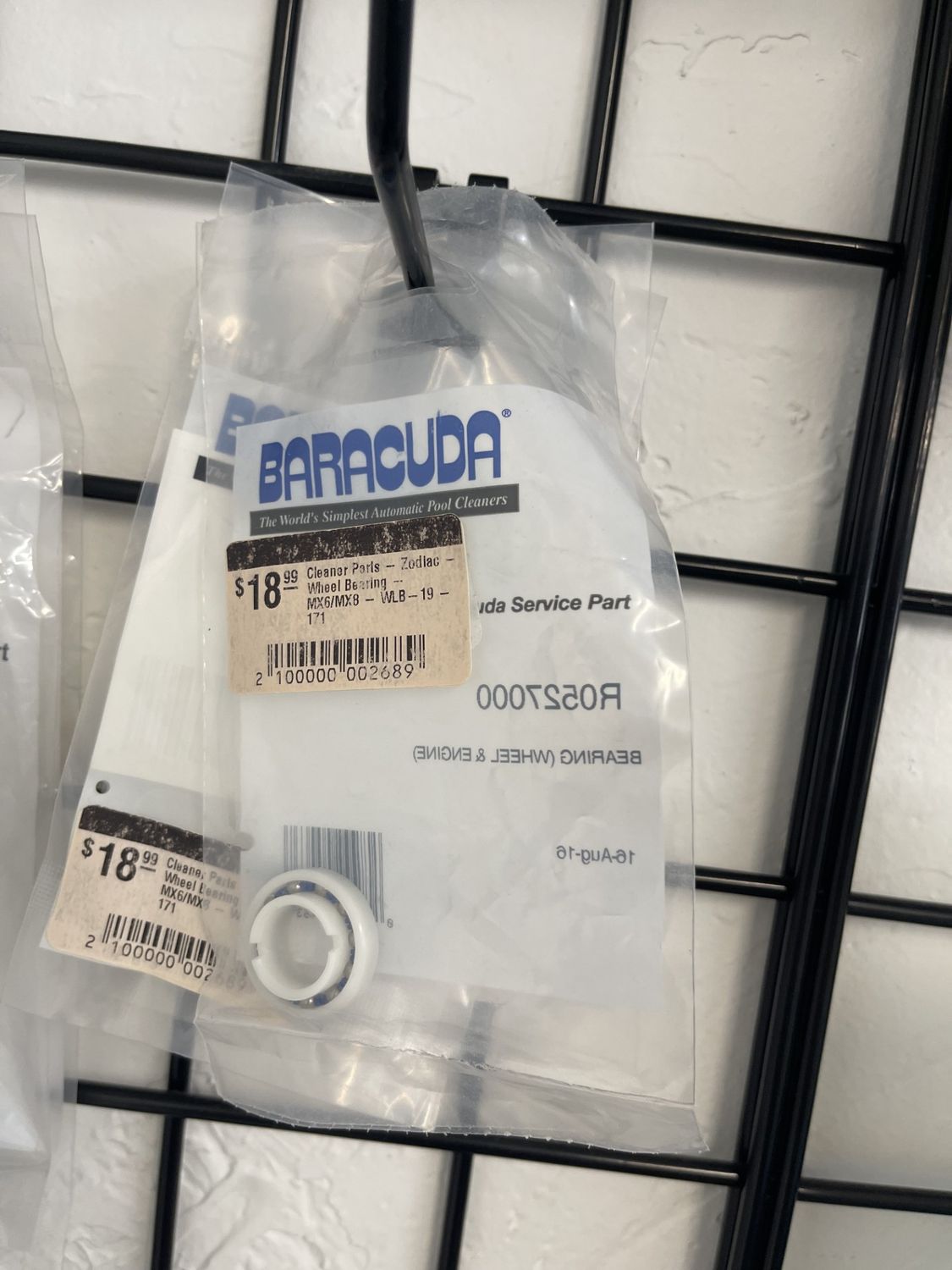 Cleaner Parts - Zodiac - Wheel Bearing - MX6/MX8 - WLB-19 - 171